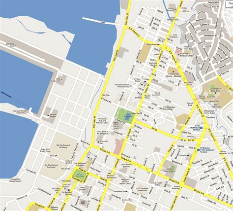 Bacolod City Map .